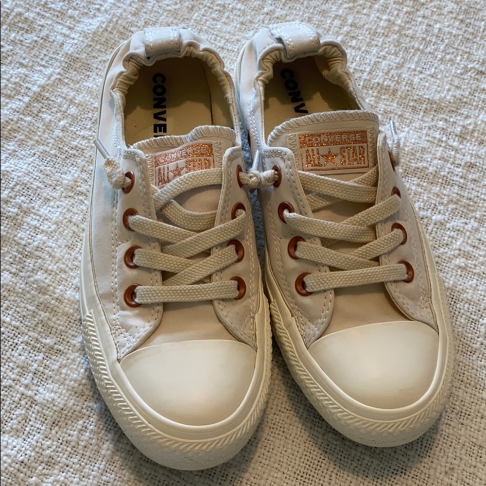 Converse Women’s Sneakers- Pale Pink/Rose Gold